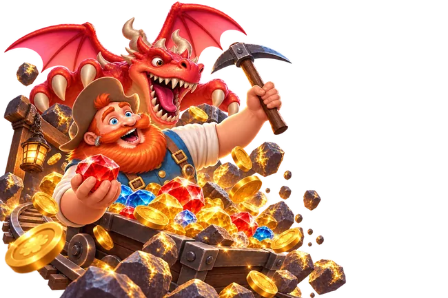 Dragonia casino treasure illustration